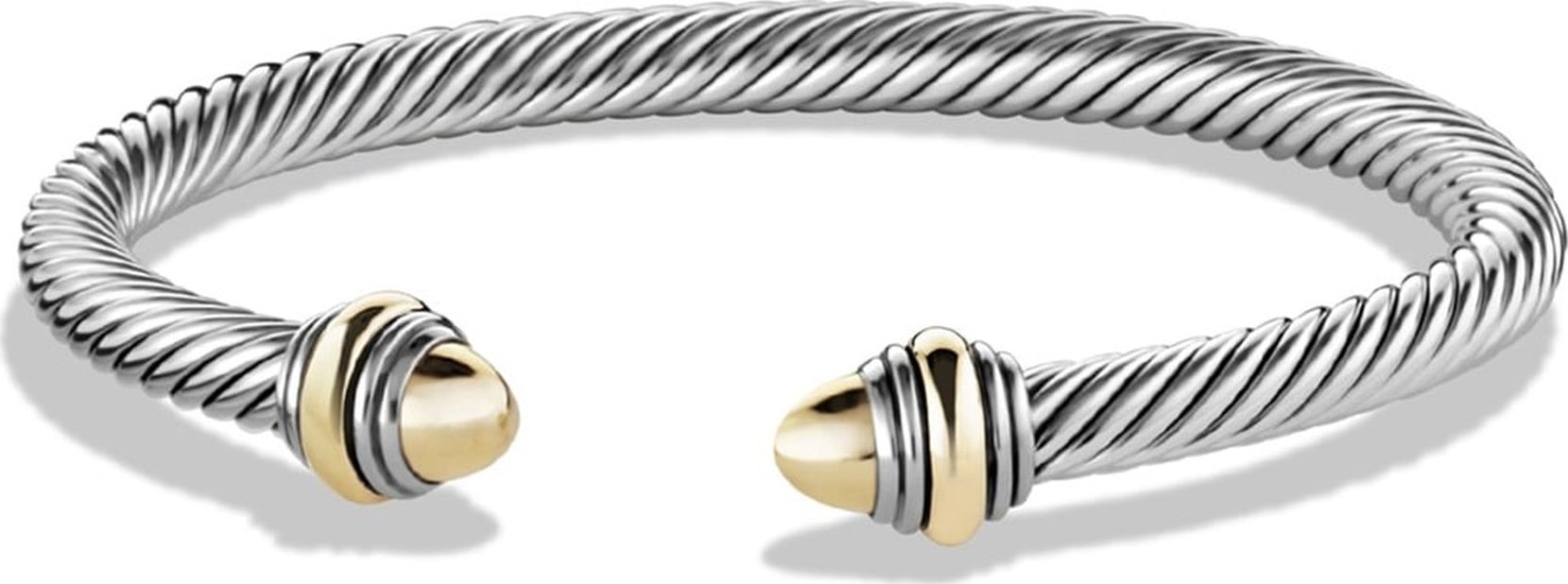 David Yurman Cable Classics Bracelet with Gold, 5mm