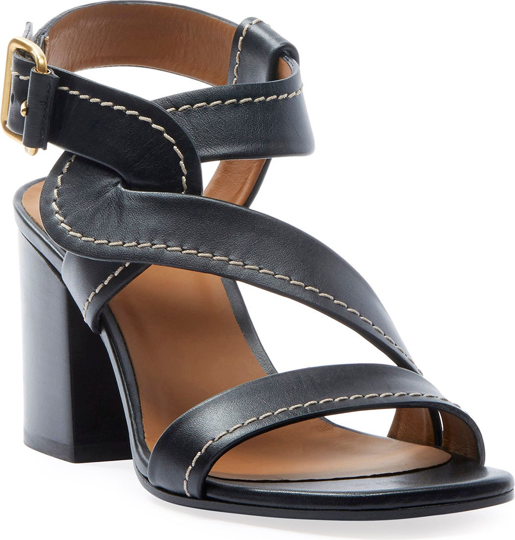 Chloe Candice Twisted Ankle Sandals