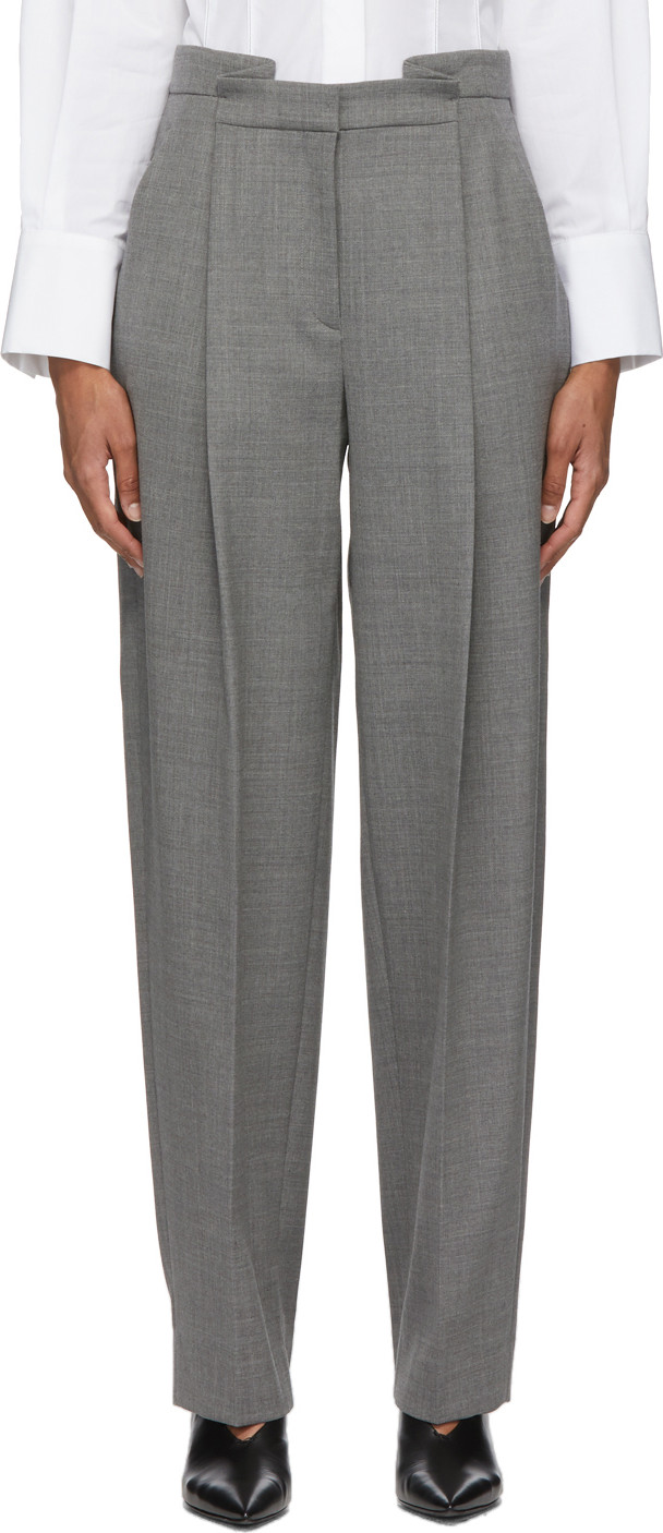 Partow - Grey Wool Charlie Trousers