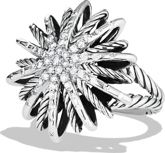 David Yurman Starburst Ring with Diamonds