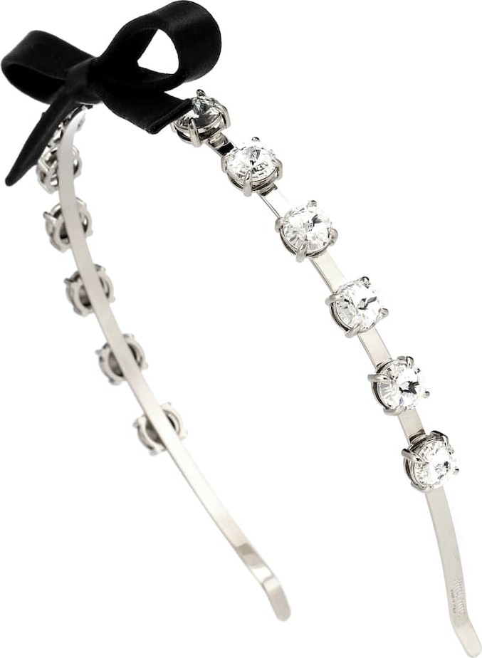 Miu Miu Crystal-embellished headband