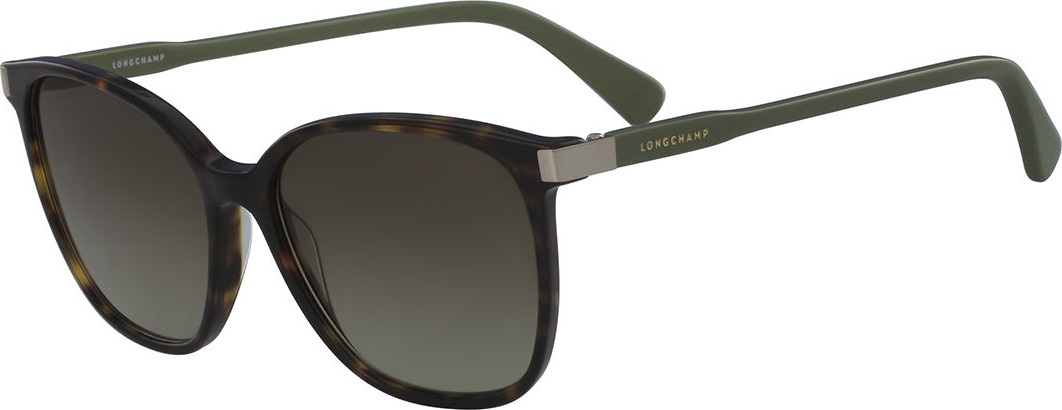 Longchamp Square High-Temple Sunglasses
