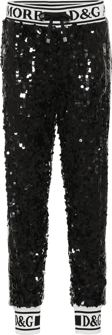 Dolce & Gabbana Sequined trackpants