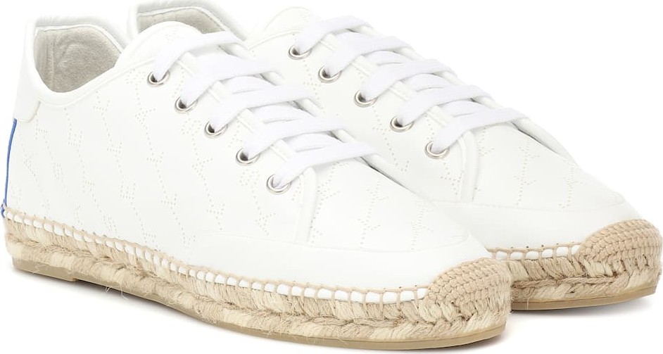 Stella McCartney Faux leather espadrille sneakers