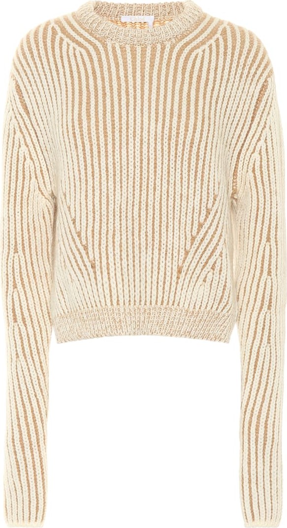 Chloe Ribbed wool-blend sweater