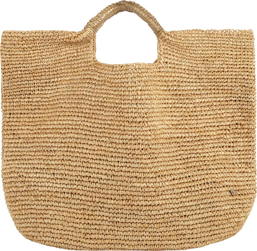 Flora Bella Napa Lux Metallic Raffia Beach Tote