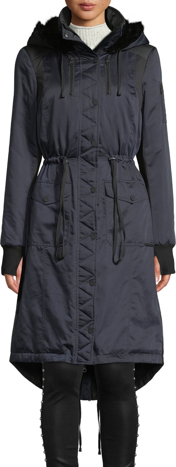 Blanc Noir Locust Anorak Jacket