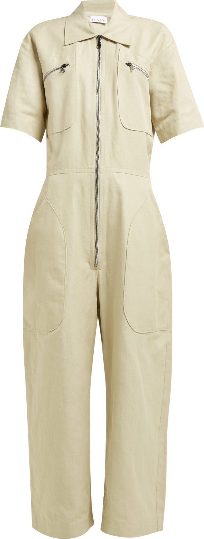 Raey Zip-up cotton boiler suit