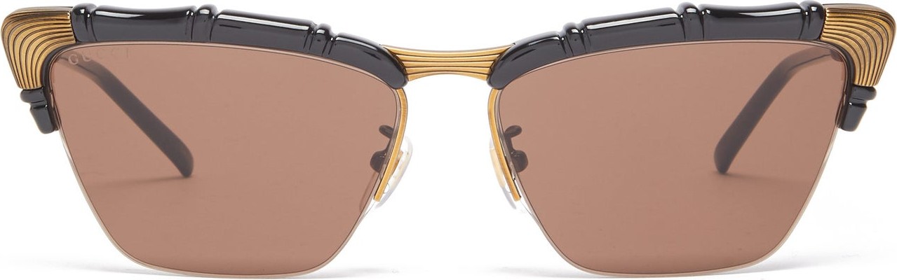 Gucci Bamboo square-frame sunglasses