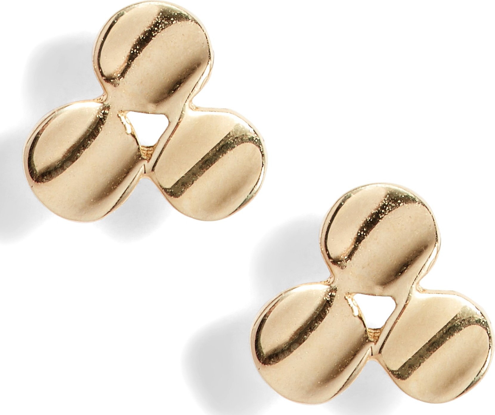 Bony Levy Clover Stud Earrings