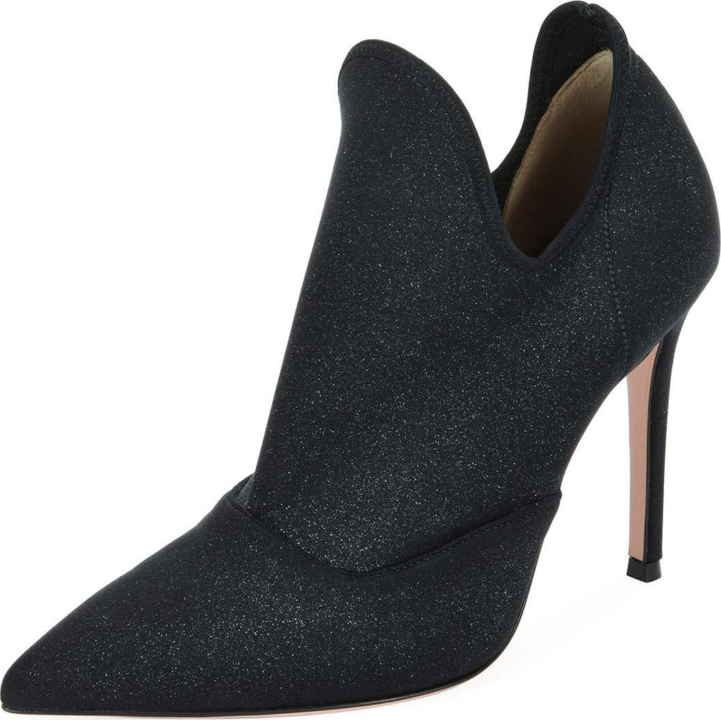 Gianvito Rossi Glitter Stretch 105mm Bootie