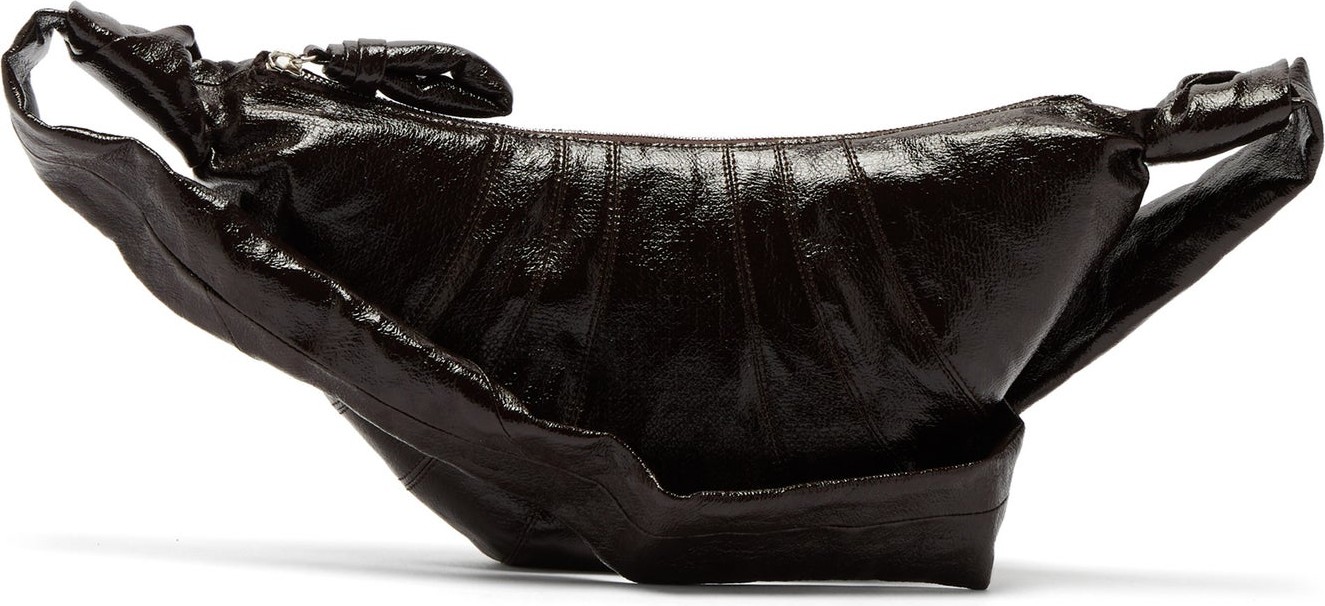 Lemaire Croissant small panelled-leather cross-body bag