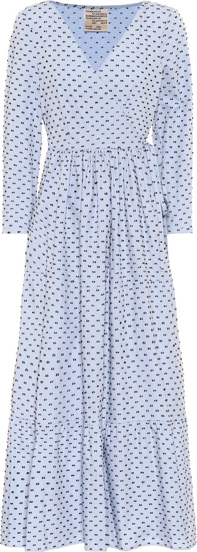 Baum und Pferdgarten Aymeline cotton midi wrap dress