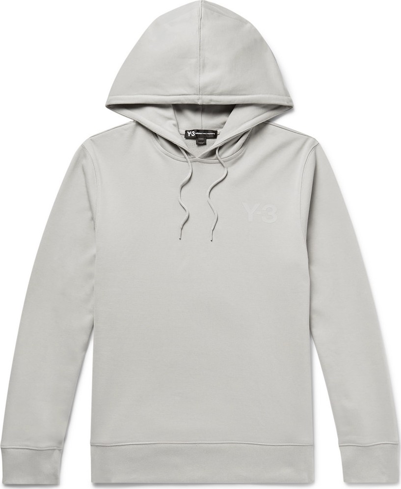 Y-3 Logo-Print Loopback Cotton-Jersey Hoodie