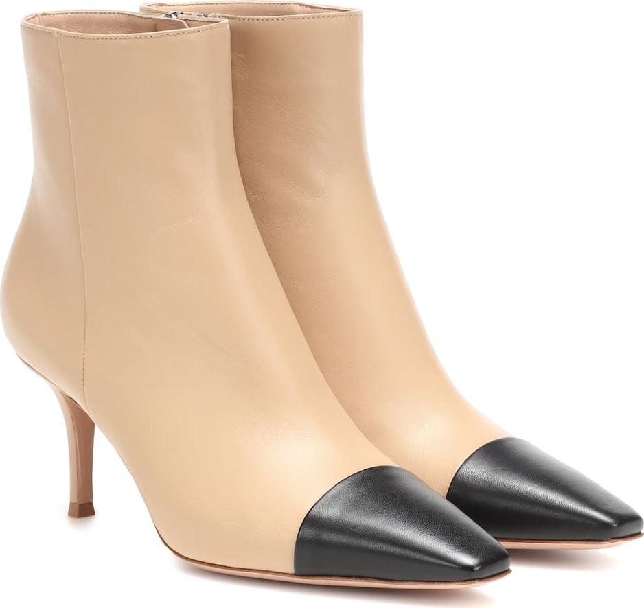 Gianvito Rossi Lucy leather ankle boots