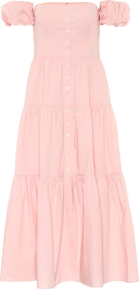 Staud Elio cotton maxi dress