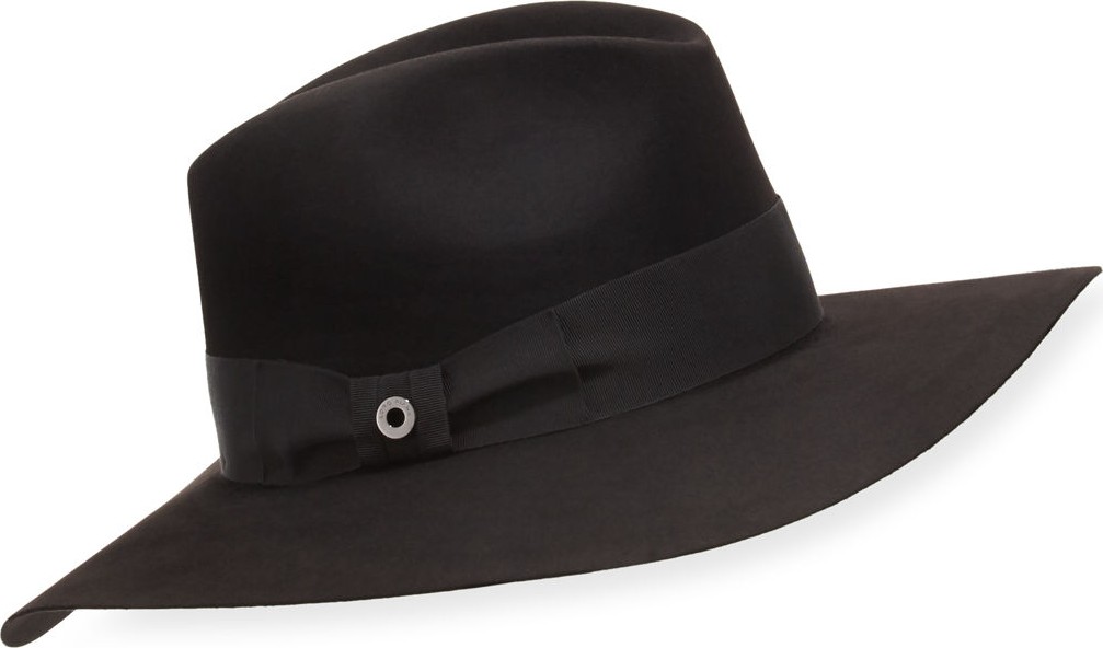 Loro Piana Kim Velvet Felt Floppy Hat