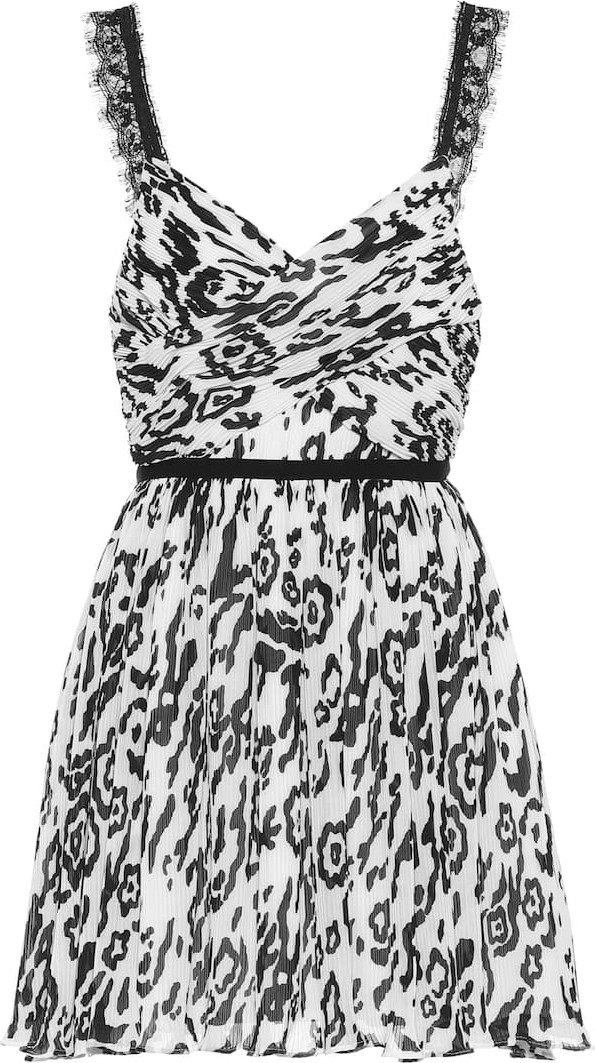 Self Portrait Animal-print mini dress
