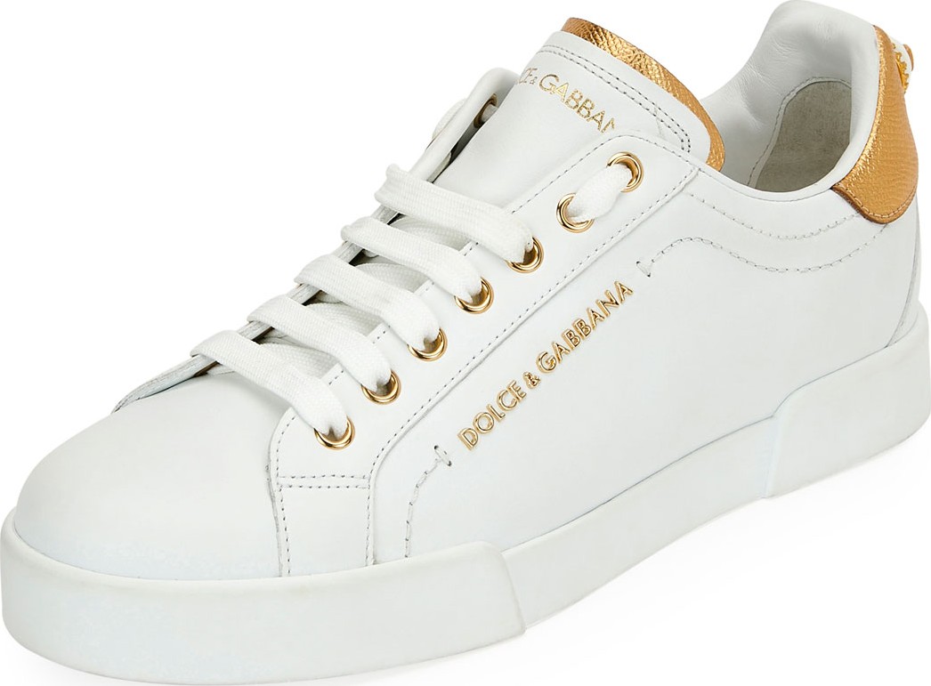 Dolce & Gabbana Portofino Leather Sneakers