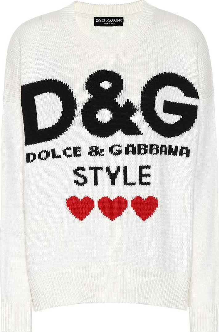Dolce & Gabbana Intarsia cashmere sweater
