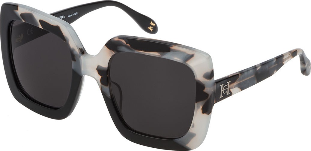 Carolina Herrera Square Two-Tone Acetate Sunglasses
