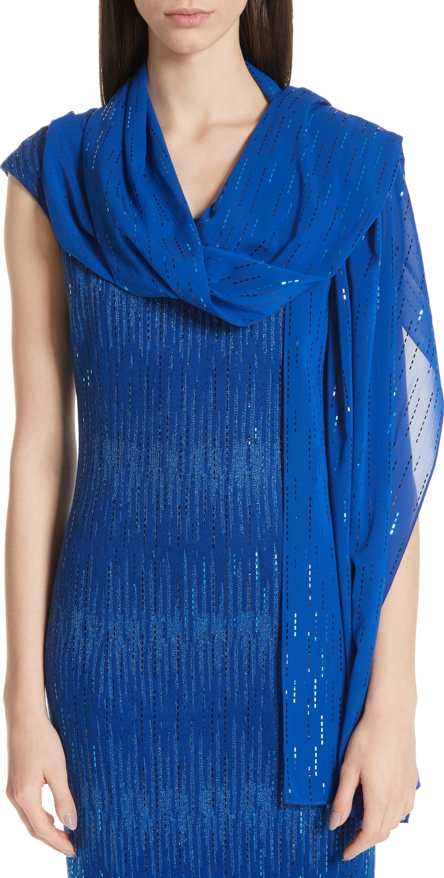 St. John Sparkle Silk Wrap