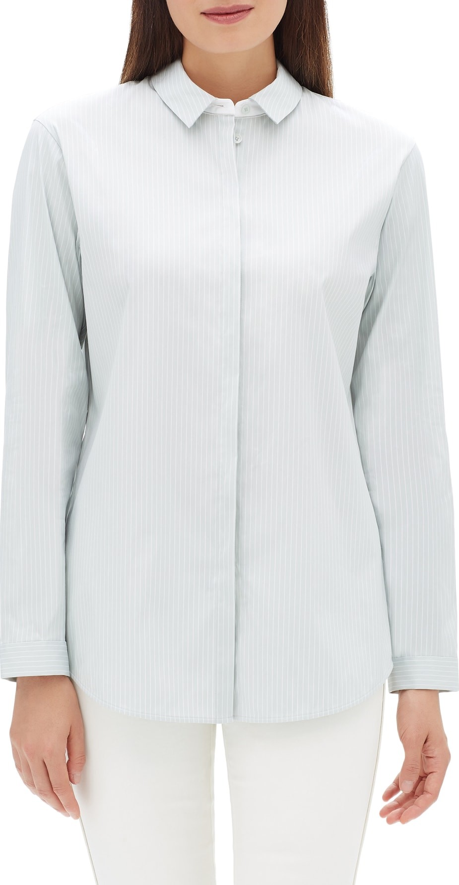 Lafayette 148 New York Sabira Stripe Blouse