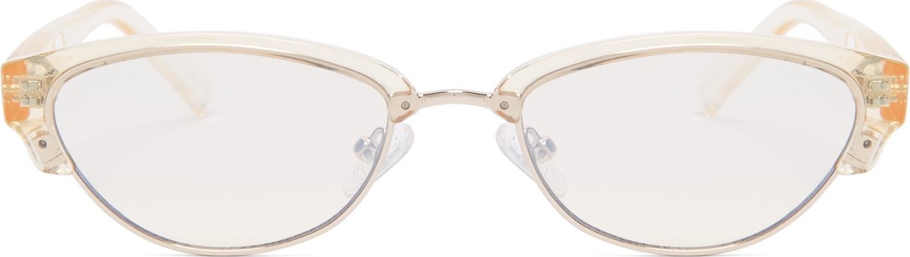 Le Specs Squadron tinted oval sunglasses