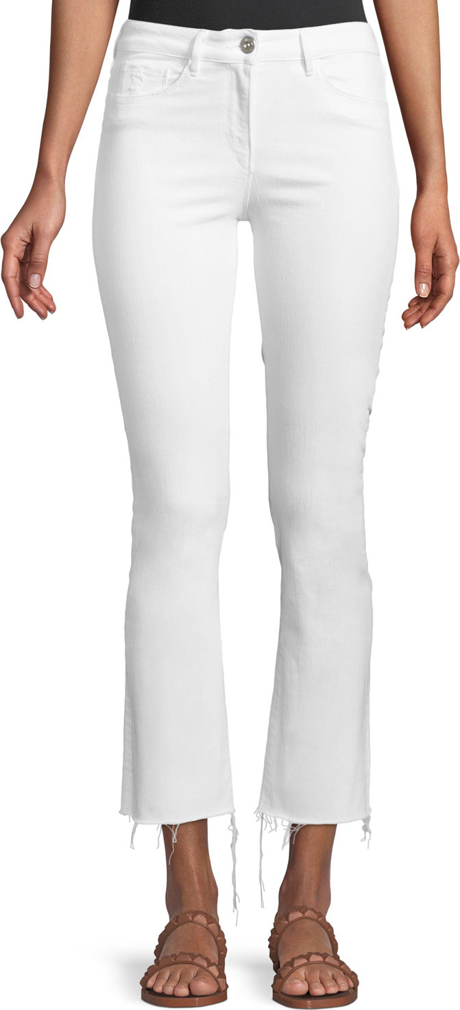 3X1 W25 Mid-Rise Cropped Baby Boot Jeans