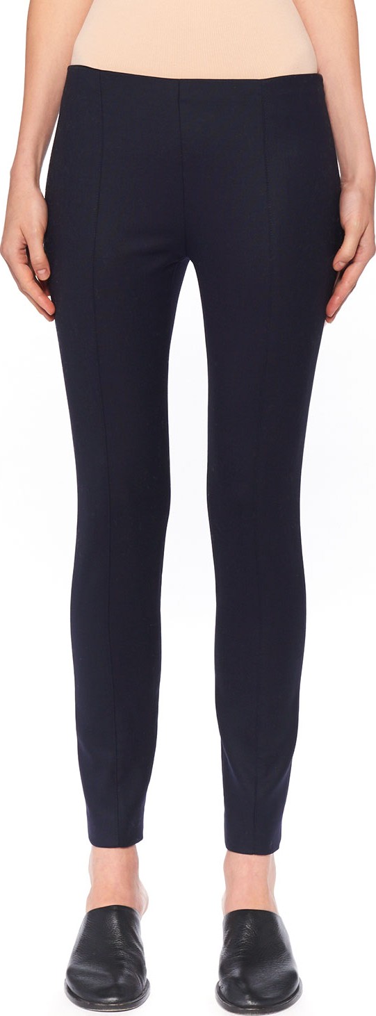 THE ROW Kosso Seamed Stretch-Wool Leggings