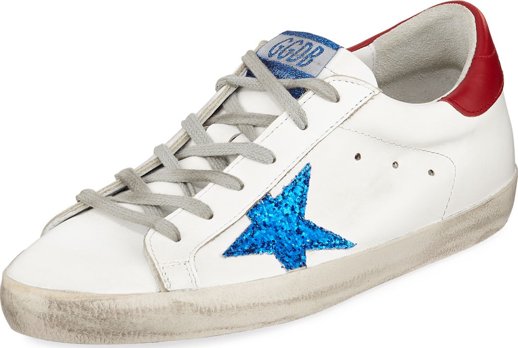 Golden Goose Deluxe Brand Superstar Glitter Low-Top Sneakers