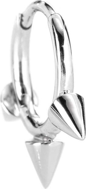 Maria Tash 14kt white gold single earring