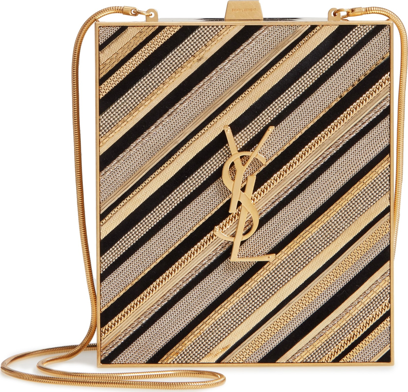 Saint Laurent Tuxedo Box Clutch