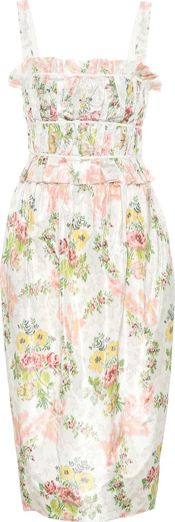 Brock Collection Exclusive to Mytheresa – Palmira floral silk-blend dress