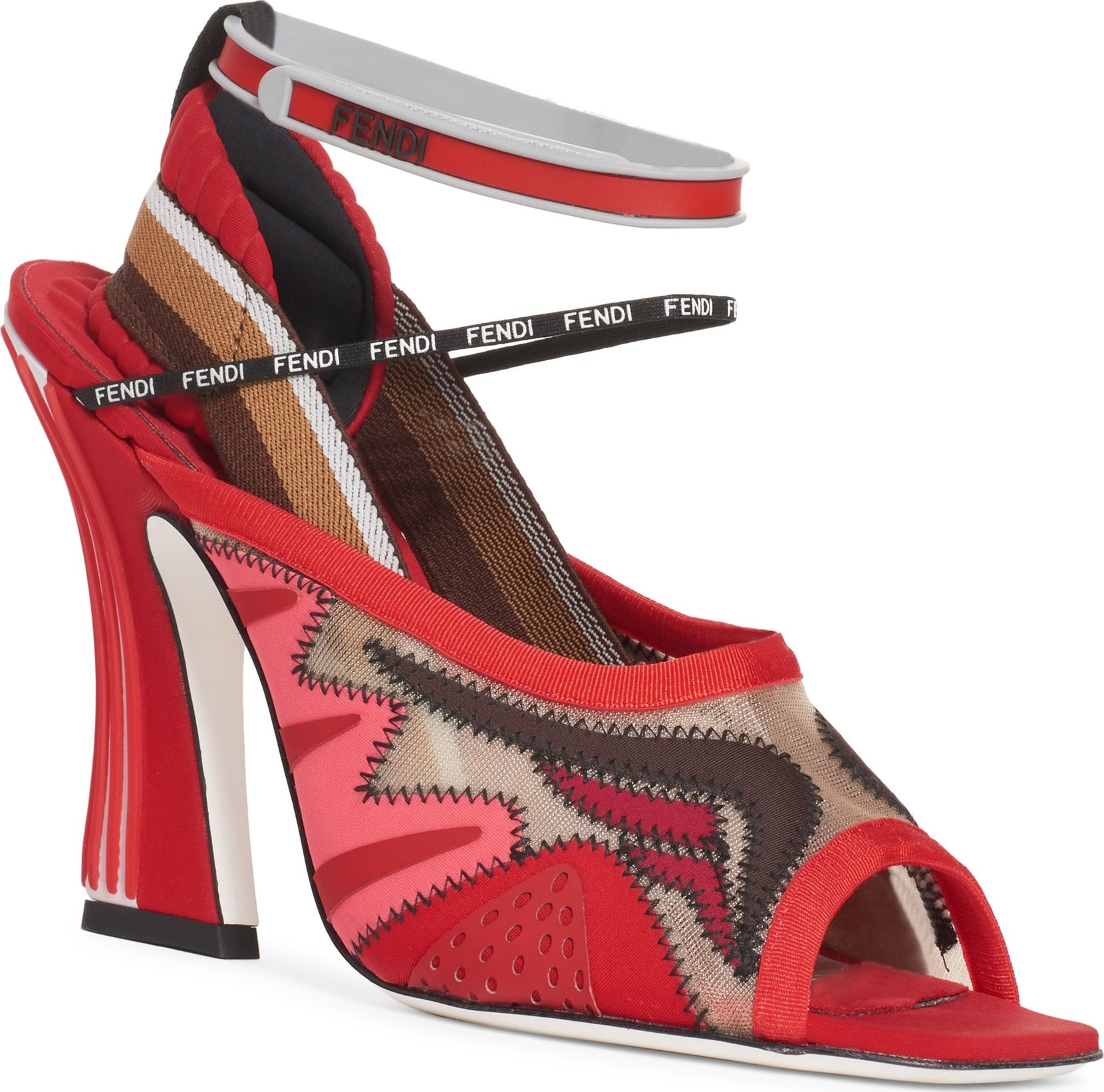 Fendi FFreedom Peep Toe Sandal
