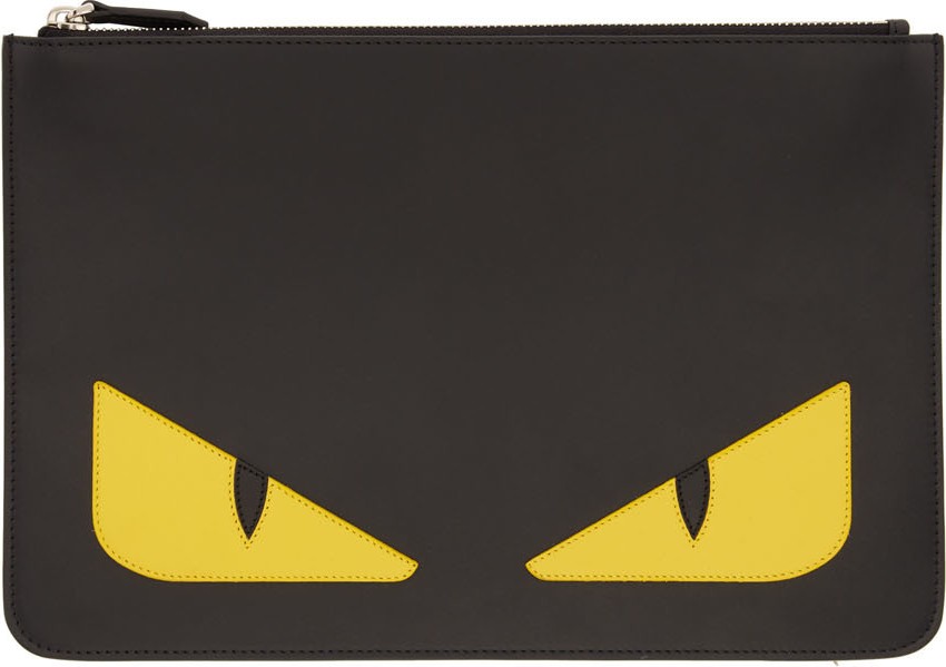 Fendi Black Bag Bugs Pouch