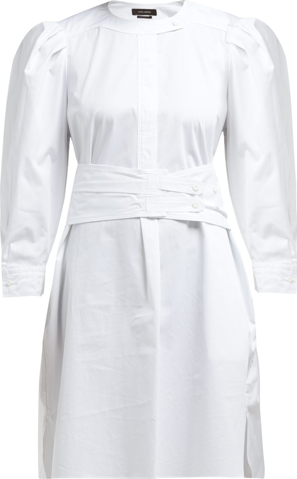 Isabel Marant Galaxy belted cotton shirt dress