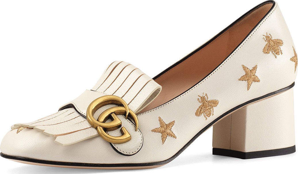 Gucci Marmont Bee And Star Loafers