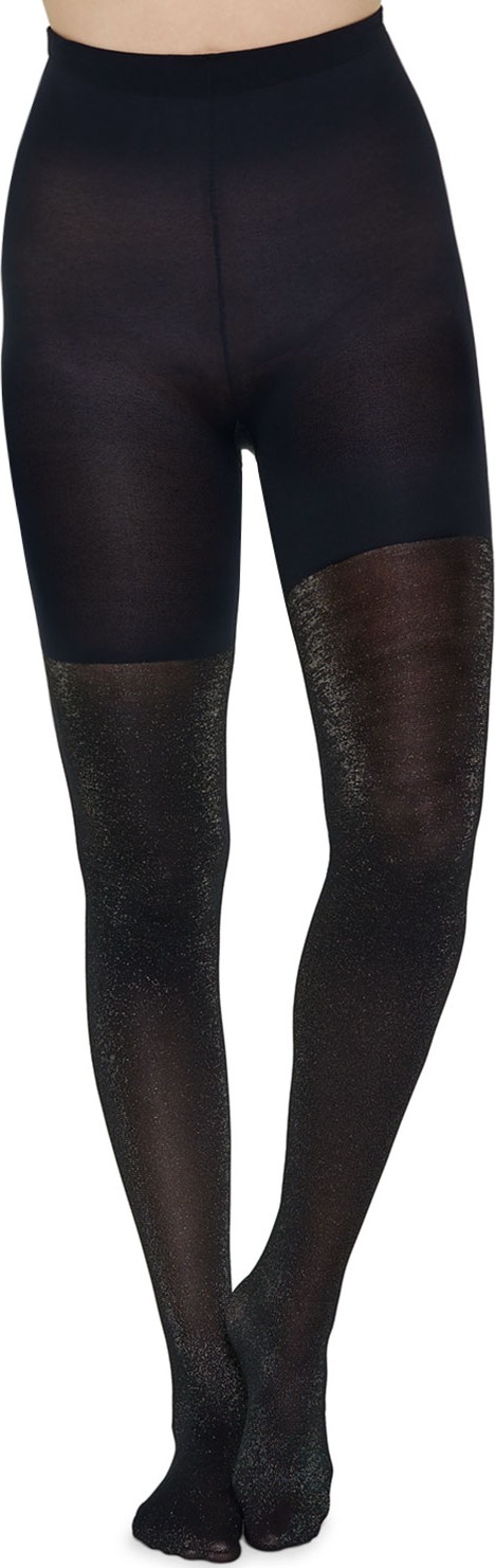 SPANX Mid-Thigh Shaper Metallic Shimmer Tights