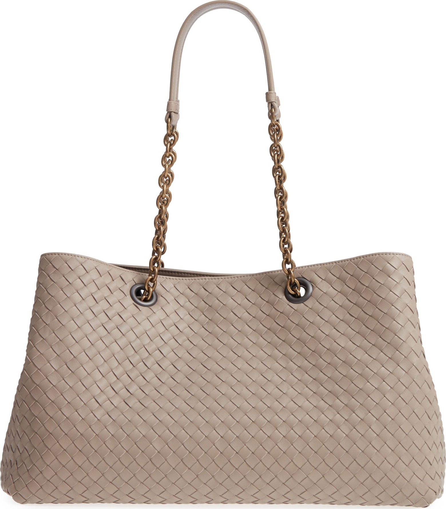 Bottega Veneta Intrecciato East/West Leather Tote Bag