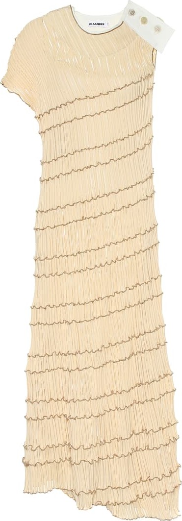 Jil Sander Cotton jersey midi dress