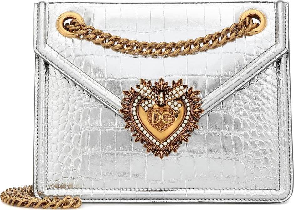 Dolce & Gabbana Devotion Small leather shoulder bag