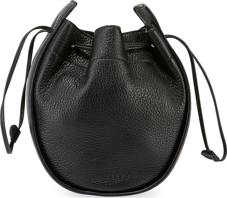 THE ROW Drawstring Deerskin Leather Pouch Bag