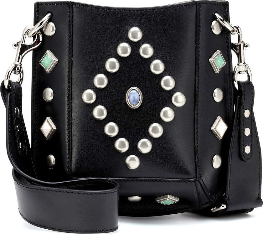 Isabel Marant Oskan small leather shoulder bag