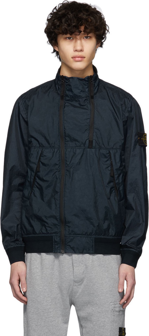 Stone Island Navy Membrana 3L TC Jacket