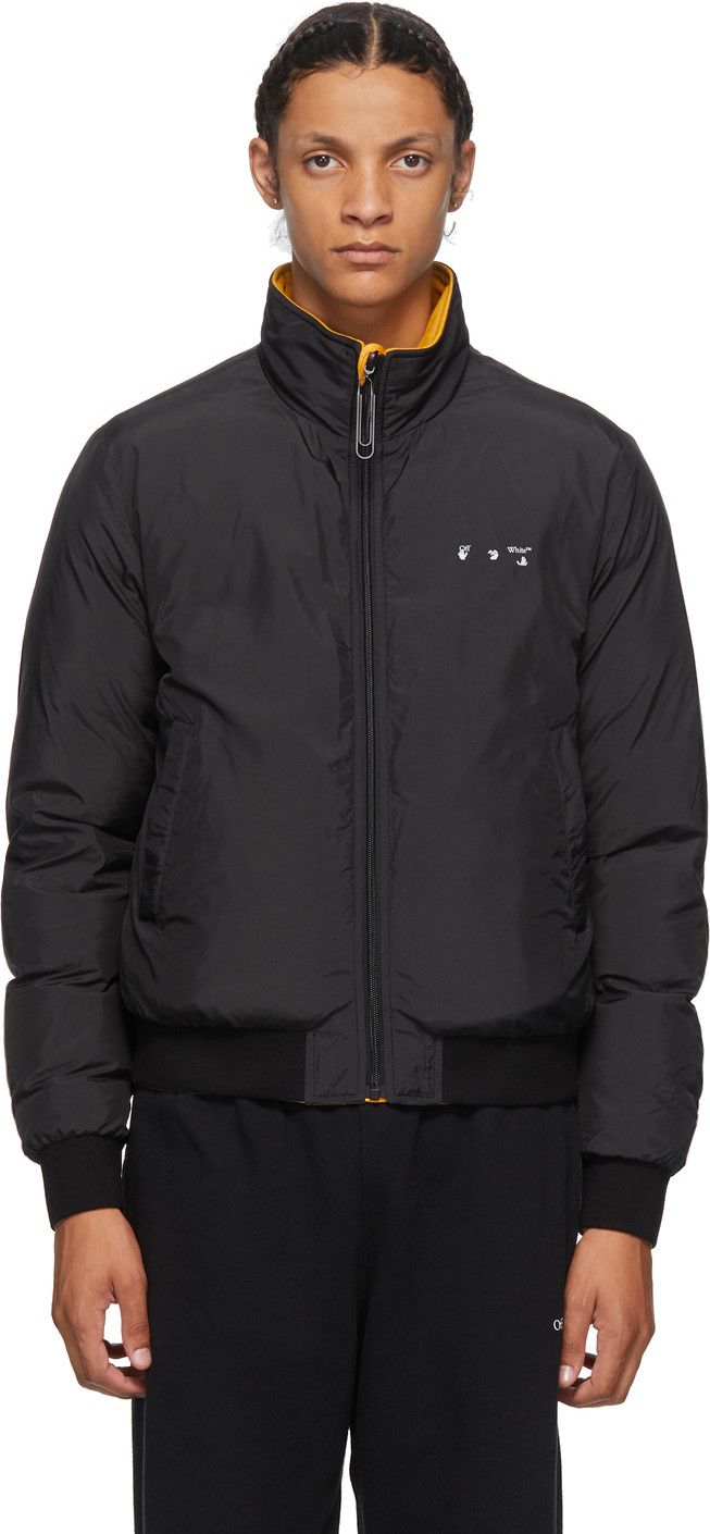 Off White - Reversible Black Down Arrows Jacket