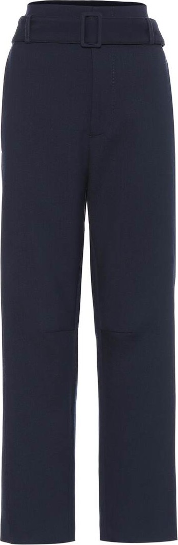 MM6 Maison Margiela High-rise stretch wool-blend pants