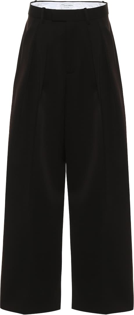 Bottega Veneta High-rise wool wide-leg pants