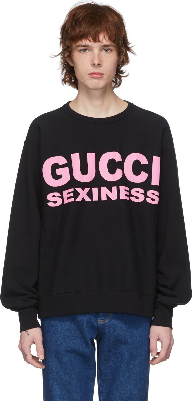 Gucci Black 'Gucci Sexiness' Sweatshirt