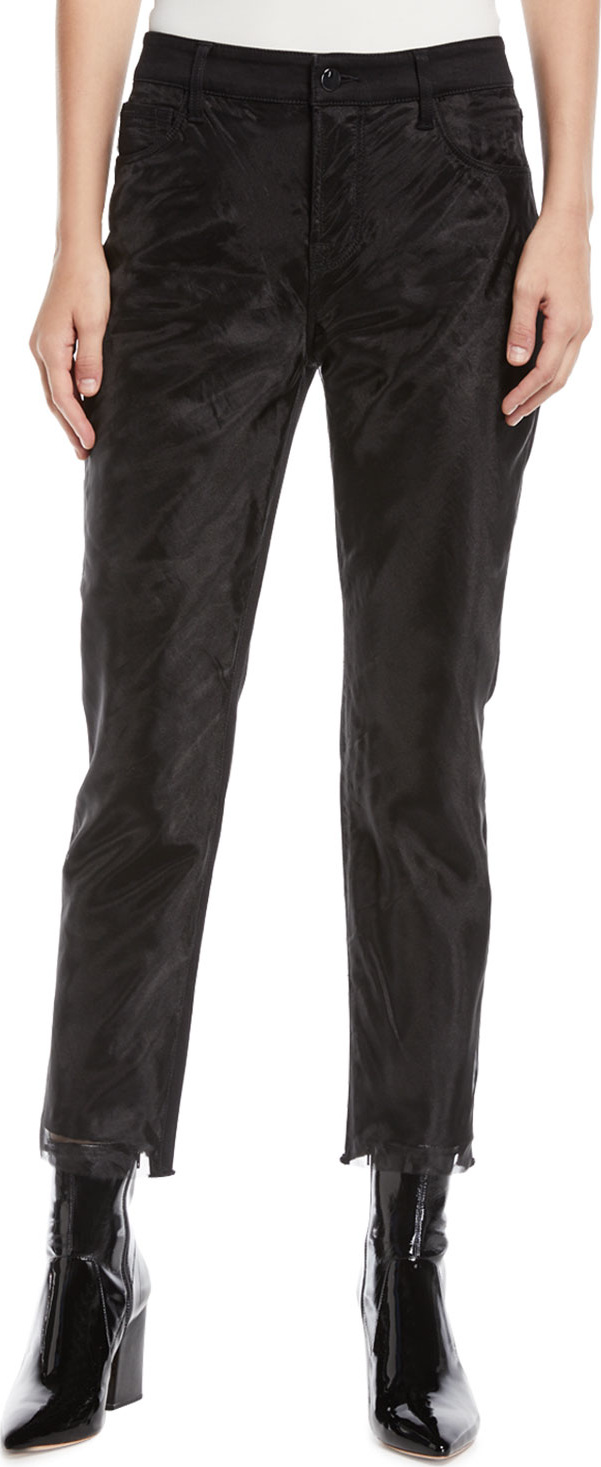 J BRAND Ruby High-Rise Cropped Cigarette Jeans